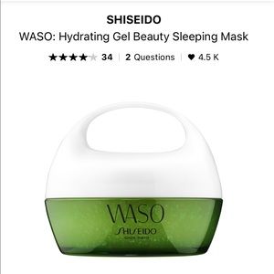 BNIB shiseido beauty sleeping mask